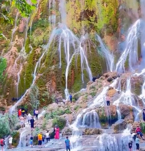 شکوه خروشان طبیعت زاگرس، آبشار بیشه، نگین سبز لرستان